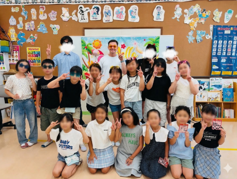 Mark teaching students